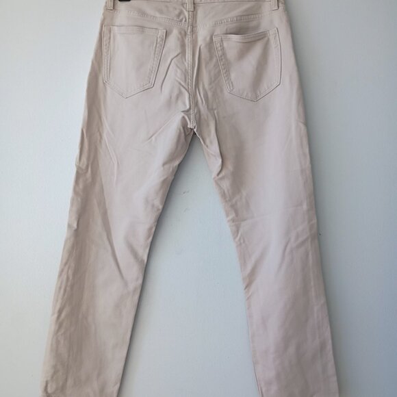Banana Republic The Traveler Slim Fit Pants 33x30 Light Beige - Picture 2 of 7